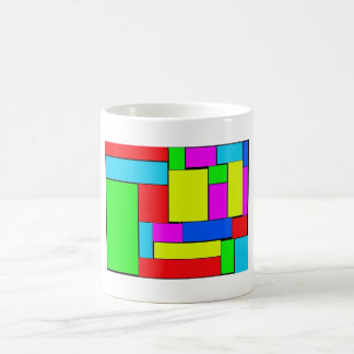Kunst von abstraktem kaffeetasse