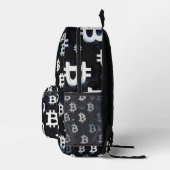 Kunst von Bitcoin (BW-A) Ölgemälde Bedruckter Rucksack (Rechts)