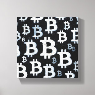 Kunst von Bitcoin (SW #1) Ölgemälde Leinwanddruck
