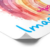 Kunst von Debi, Regenbogen Poster (Ecke)