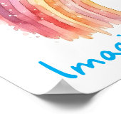 Kunst von Debi, Regenbogen Poster (Ecke)