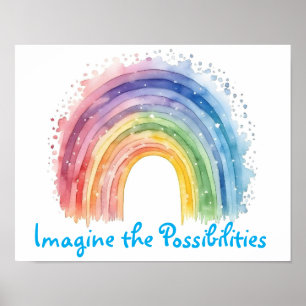 Kunst von Debi, Regenbogen Poster