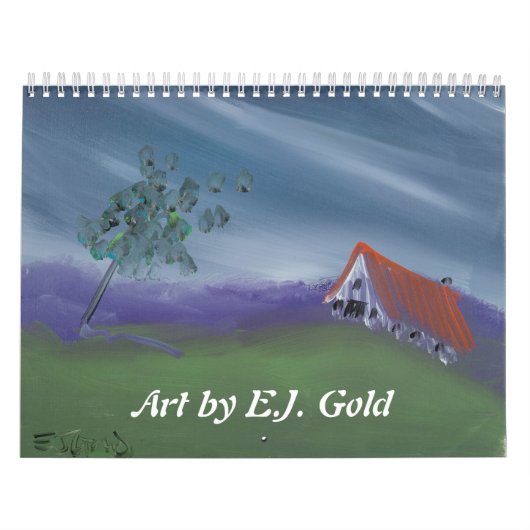 Kunst von E.J. Gold Kalender (Titelbild)