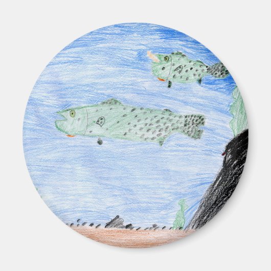 Kunst von E. Riley - Stufe 4 Magnet (Vorne)