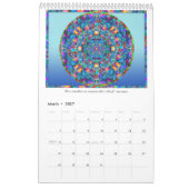 Kunst von Güte-Mandala-Kalender 2016 Kalender (Mär 2027)