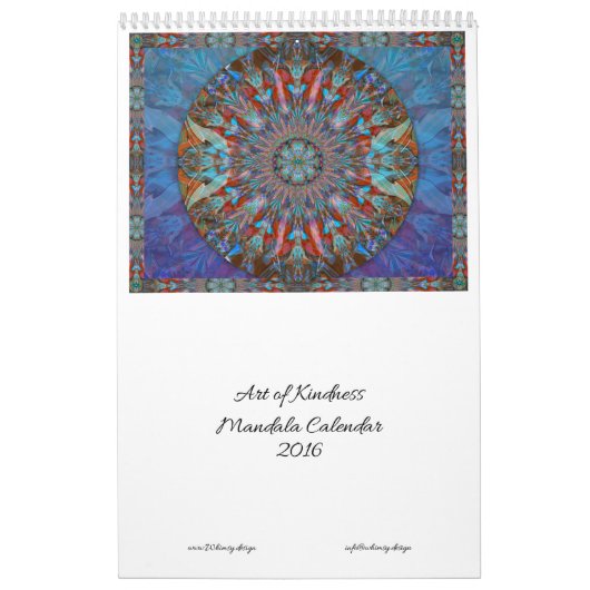 Kunst von Güte-Mandala-Kalender 2016 Kalender (Titelbild)