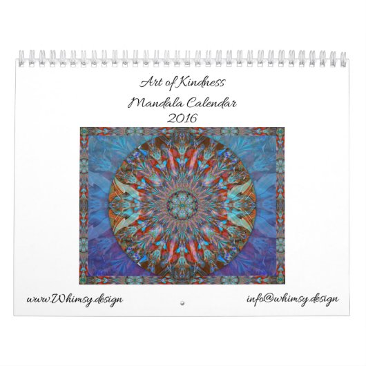Kunst von Güte-Mandala-Kalender 2016 (Seite 2) Kalender (Titelbild)