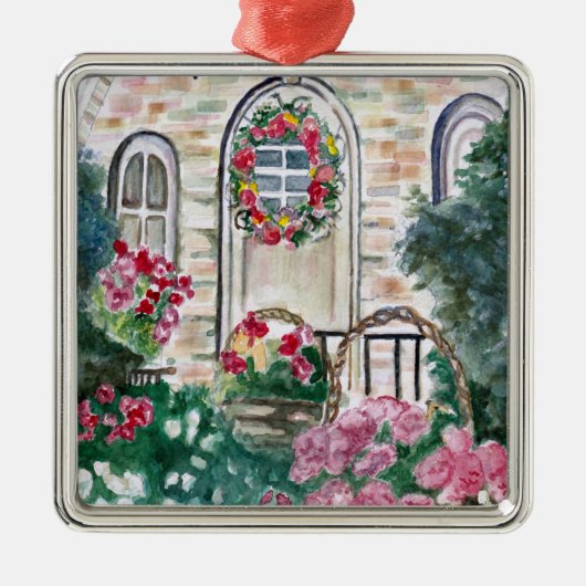 Kunst von Harriet Davidsohn - Weihnachtsbaum Keramikornament (Vorne)