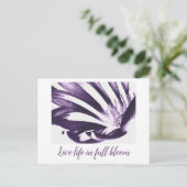 Kunst von Heather Leben in voller Blüte Postkarte (Stehend Vorderseite)