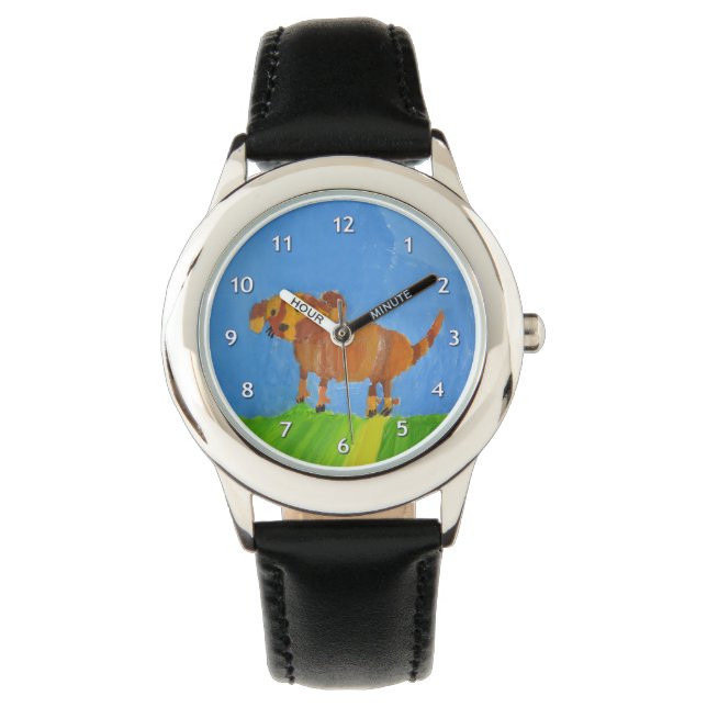 Kunst von Kindern Armbanduhr (Vorderseite)