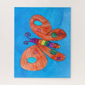 Kunst von Kindern der Schmetterlinge Puzzle (Vertikal)