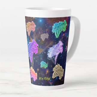 Kunst von Micheal Dragon Latte Tasse