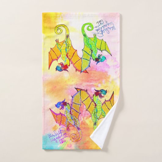 Kunst von Micheal Dragons Handtuch (Handtuch)