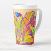 Kunst von Micheal Dragons Latte Tasse (Rechte Ecke)