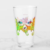 Kunst von Micheal Dragons Tumbler Glass (Rückseite)