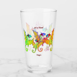 Kunst von Micheal Dragons Tumbler Glass