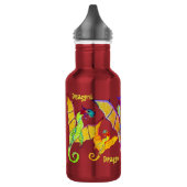 Kunst von Micheal Dragons Wasserflasche (Links)