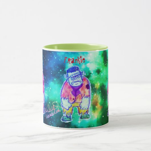 Kunst von Micheal Frankie Tasse (Zentrum)