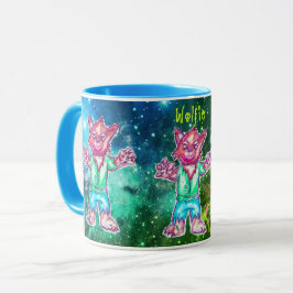 Kunst von Micheal Wolfie Tasse