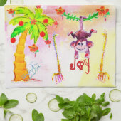 Kunst von Micheal Zion Joy Kitchen Handtücher (Gefaltet)