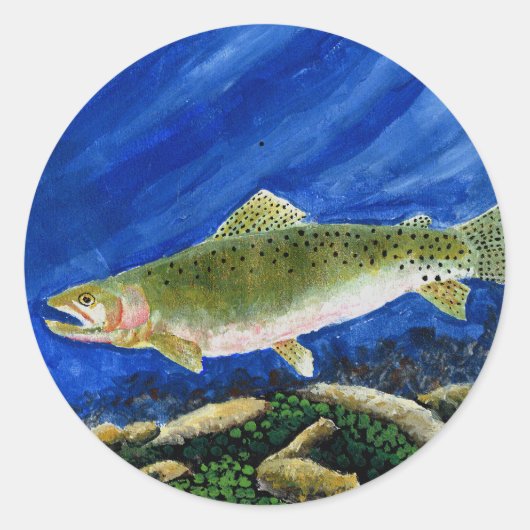 Kunst von mir gewinnen. Walker Grad 4 Runder Aufkleber (Vorderseite)