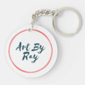 Kunst von Ray Schlüsselanhänger (Rückseite)