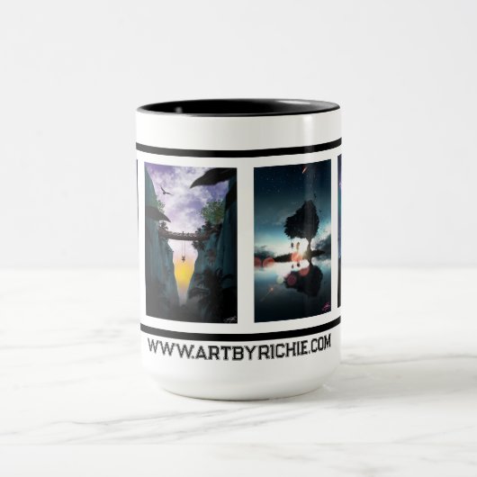 Kunst von Richie Portfolio Tasse (Zentrum)