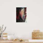 Kunst von Sylvia lizarraga Oil Malerei myspace 008 Poster (Küche)