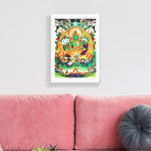 KUNST VON TIBET GREEN TARA LEINWANDDRUCK (Insitu (Wohnzimmer))
