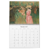 Kunst von Toulouse-Lautrec Kalender (Jan 2027)