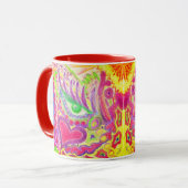 Kunst von Veronica Mandala Tasse (Vorderseite Links)