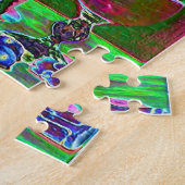 Kunst-Wein-und Trauben-Puzzlespiel Puzzle (Seite)