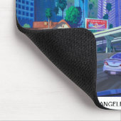 Kunst West-MOUSEPAD - doppelte Vision Los Angeless Mousepad (Ecke)