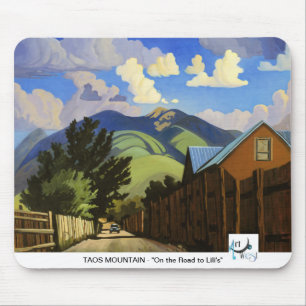 Kunst West-MOUSEPAD - Taos Berg Mousepad