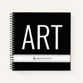 Kunst Zeichn Buch mit Name