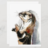 Kunst Zeichne Otter | Niedliche Geschenke (Vorne/Hinten)