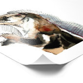 Kunst Zeichne Otter | Niedliche Geschenke Fotodruck (Ecke)