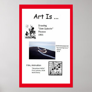 Kunst Zeichne, Umweltkunst, Animation (3/4) Poster