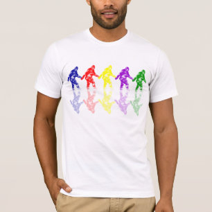 KUNSTAKADEMIE SQUATCH - buntes Bigfoot-Logo T-Shirt