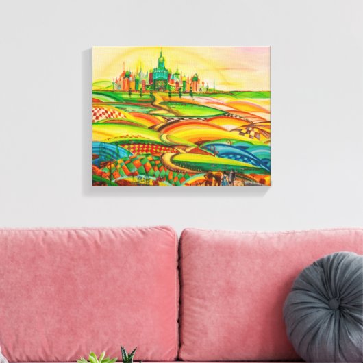 Kunstassistent Leinwanddruck (Insitu (Wohnzimmer))