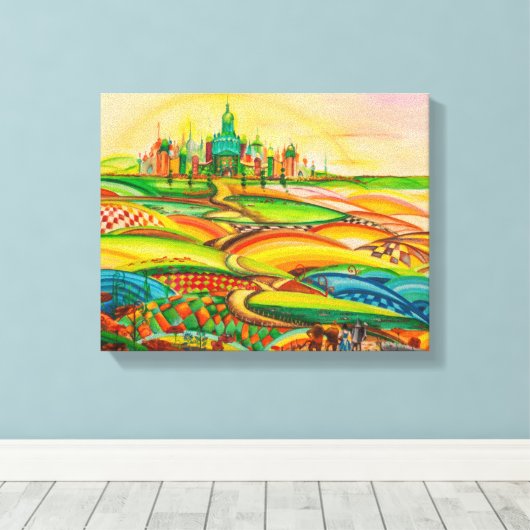 Kunstassistent Leinwanddruck (Insitu (Holzboden))