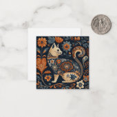 Kunstatekarte Mitteilungskarte (Vorderseite/Rückseite Beispiel)