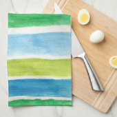 Kunstaudruck am Meer Geschirrtuch (Viertel Falte)