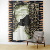 Kunstaudruck für afrikanische Soule Wandteppich (Beispiel)