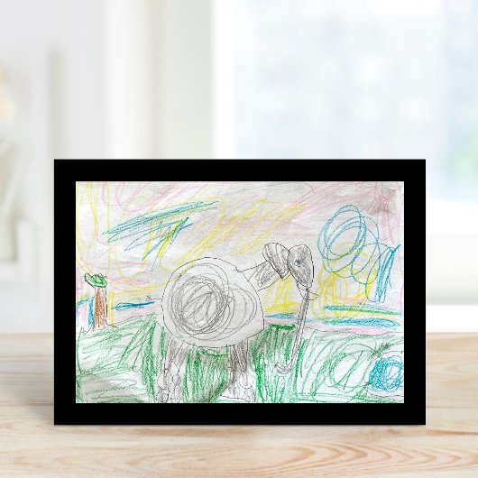 Kunstaudruck für kundenspezifische Kinder Karte