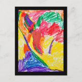 Kunstaudruck für kundenspezifische Kinder Postkarte (Vorderseite)