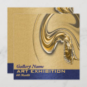 Kunstausstellung CUSTOMIZE Einladung (Vorne/Hinten)