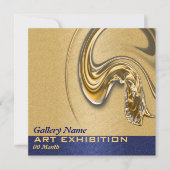 Kunstausstellung CUSTOMIZE Einladung (Vorderseite)