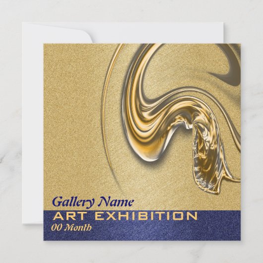 Kunstausstellung CUSTOMIZE Einladung (Vorderseite)