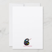 Kunstausstellung Einladung (Rückseite)